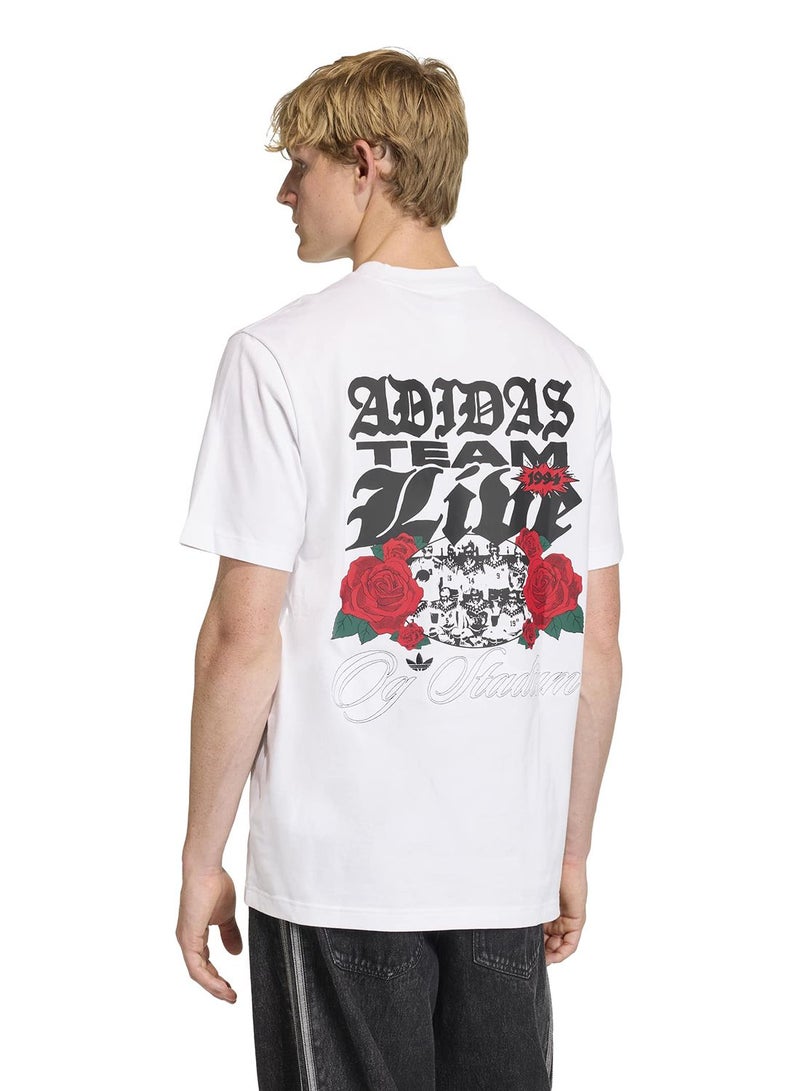 Adidas Gfx T-Shirt Roses - Image 2