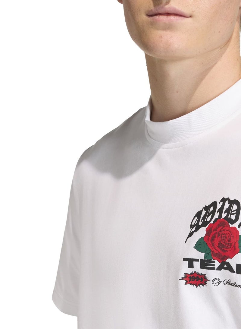 Adidas Gfx T-Shirt Roses - Image 3
