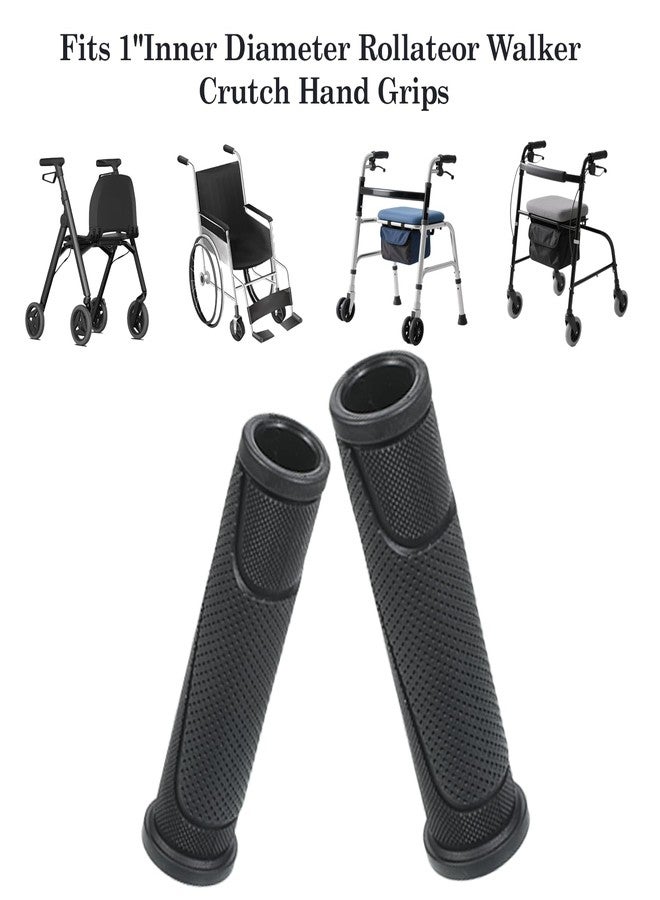 Gtziqa 2 PCS Universal Rollator Hand Grip, Wheelchair Hand Grips Anti-Slip Rolling Walker Hands Grips Replacement Parts for Rollators and Wheelchair, Rollator Walker Hands Grip for Seniors, Mobility Impaired - Image 5