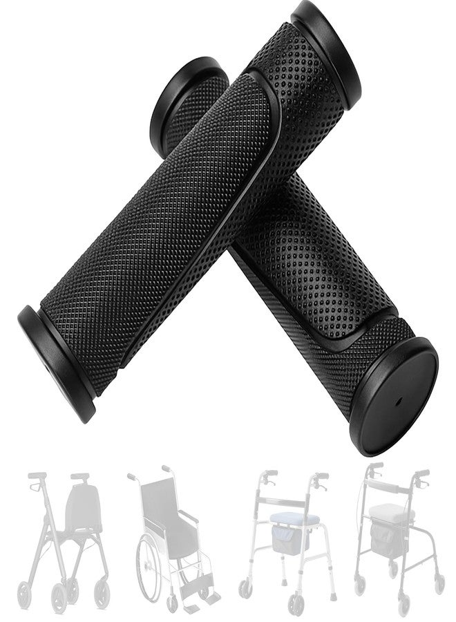 Gtziqa 2 PCS Universal Rollator Hand Grip, Wheelchair Hand Grips Anti-Slip Rolling Walker Hands Grips Replacement Parts for Rollators and Wheelchair, Rollator Walker Hands Grip for Seniors, Mobility Impaired - Image 1