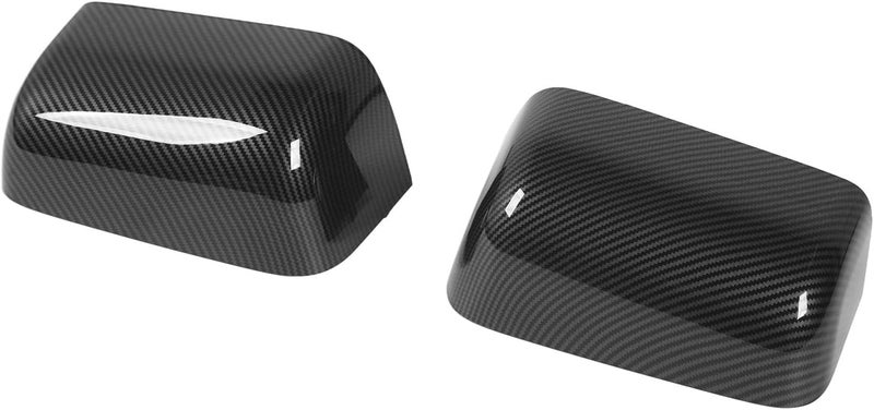 Side Rearview Mirror Cover, Scratch, ABS Material, 2PCS Left Right for F - 450 F - 550 Truck - Durable Protection, Easy Replacement, Fits Multiple Truck Models (Carbon Fiber Pattern) - Image 5