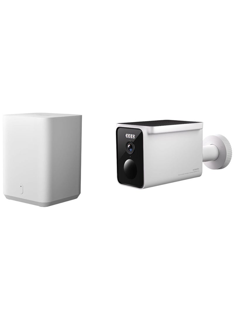 Xiaomi Solar Outdoor Camera BW400 Pro Set With Solar Powered Battery, Long Battery, Clear Camera, Wider Outdoor View, Waterproof And Dust Resistant, White - Image 1