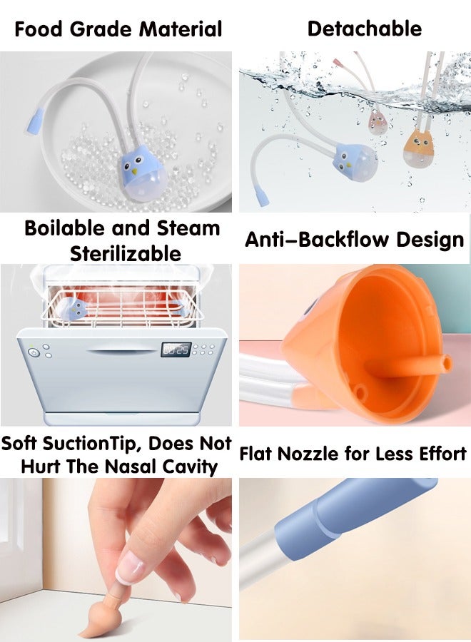 Sharpdo Baby Nasal Aspirator, Nose Aspirator for Toddlers, Infant Nose Cleaner - Image 4