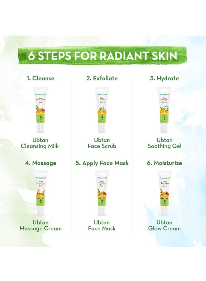 Mamaearth Ubtan Facial Kit for Glowing Skin 60 g - Image 4