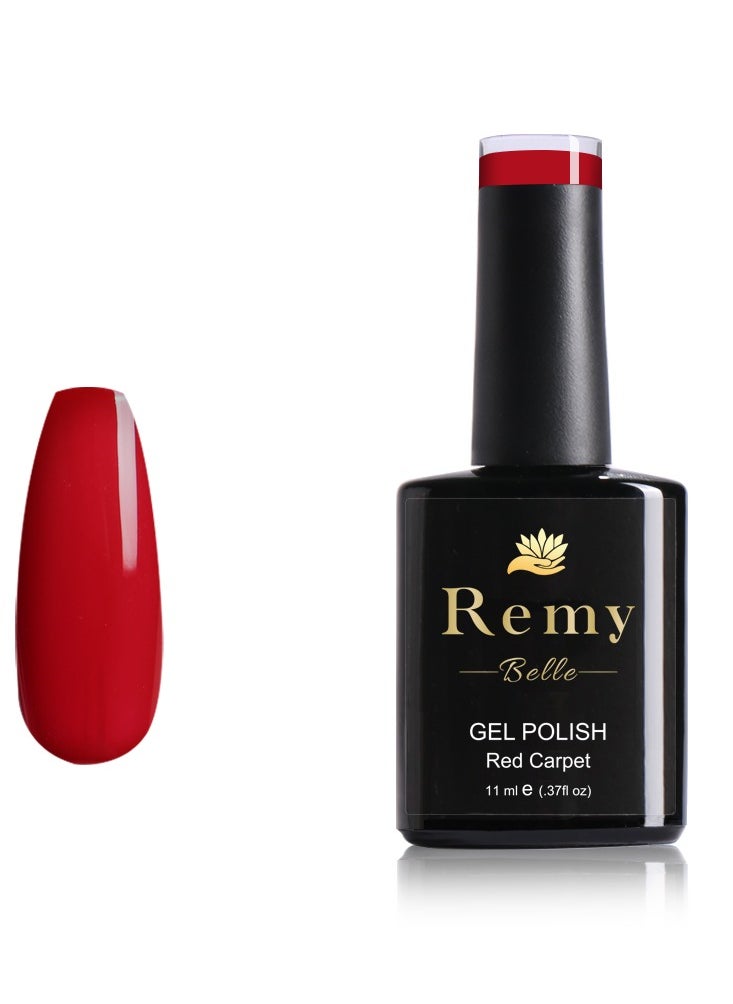 Remy Belle - Gel Nail Polish 11 ml Long Lasting, Chip Resistant, Requires Drying Under UV LED Lamp (Red Carpet) - Image 1