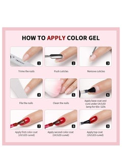 Remy Belle Gel Nail Polish 11 ml Long Lasting, Chip Resistant, Requires Drying Under UV LED Lamp (Red Carpet)  - Image 3