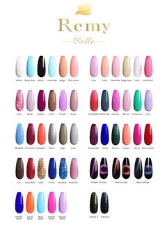 Remy Belle Gel Nail Polish 11 ml Long Lasting, Chip Resistant, Requires Drying Under UV LED Lamp (Red Carpet)  - Image 4