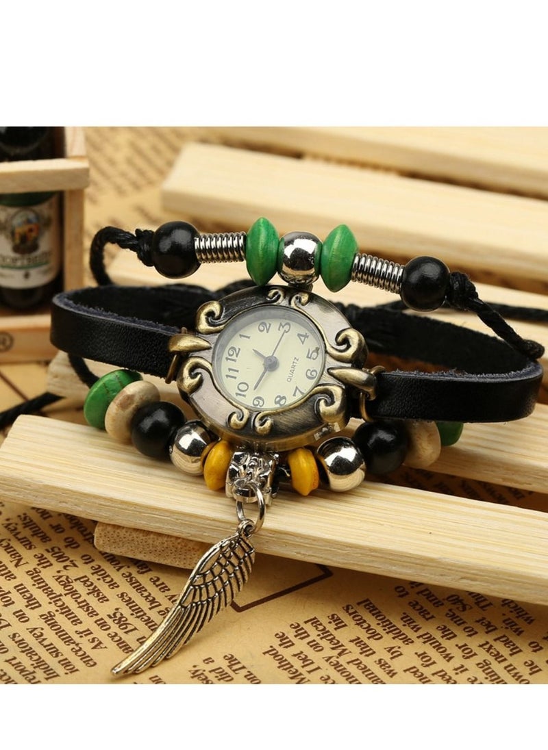 QUARTZ Wrist Band Watches for Women Retro Punk  - Image 3