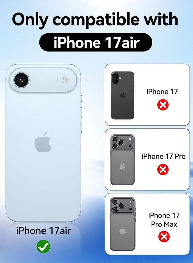 Tersely [3 Pack] Camera Lens Screen Protector for iPhone 17 Air 6.5-inch, 9H Hardness Transparent HD Protective Tempered Glass Protector Film - Image 2