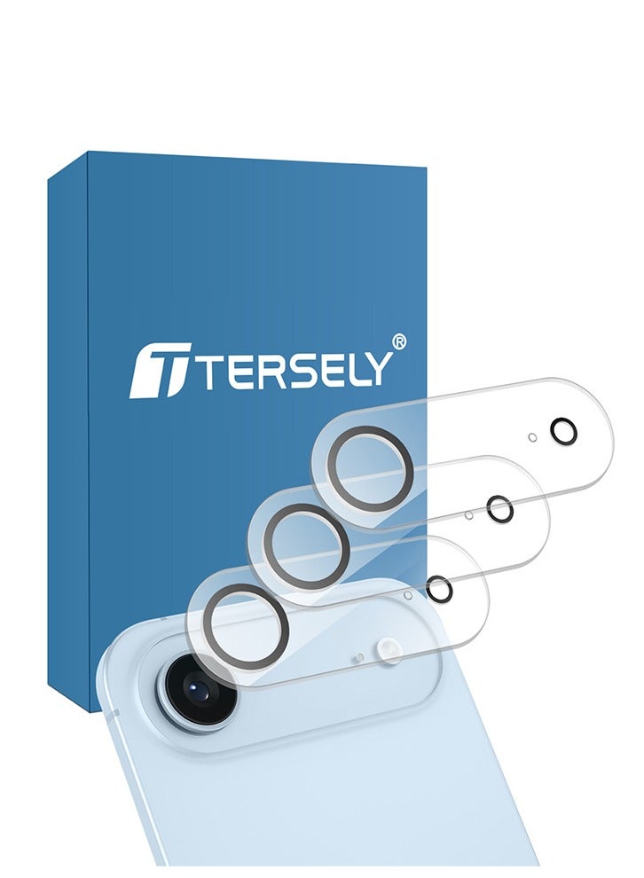 Tersely [3 Pack] Camera Lens Screen Protector for iPhone 17 Air 6.5-inch, 9H Hardness Transparent HD Protective Tempered Glass Protector Film - Image 1