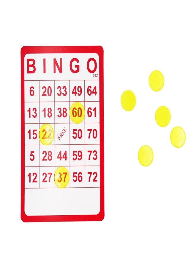 Yuanhe 100 Bingo Cards Resuable Bingo Paper Game Cardstock Bulk, 5 Colors - Image 4