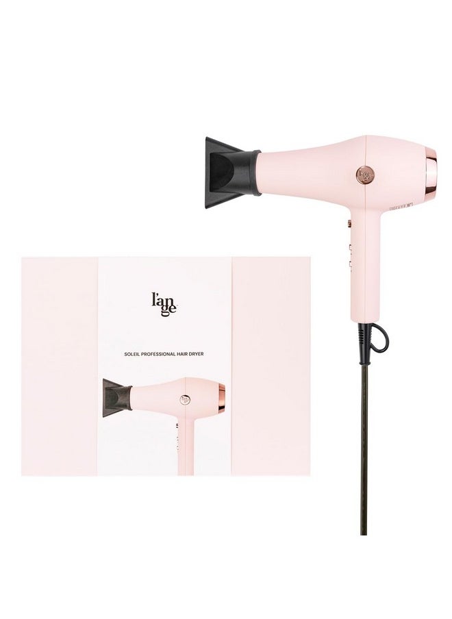 Soleil Professional Hair Dryer 3 Heat Settings & 2 Airflow Settings Cool Shot Locksin Style Professional Length Cord Best Lightweight Hair For Smooth Blowouts (Blush) - pzsku/Z6A573149DB43D858BD96Z/45/_/1720697897/0af86b8d-e5d9-4bb4-a5cb-520967084bfa