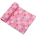 YSSZAM 7Pcs Top Pink Cotton Craft Fabric Bundle Squares Patchwork DIY Sewing Scrapbooking Quilting Floral Dot Pattern Craft and Hobby Fabric 10 x 10 25cm x 25cm - Image 2