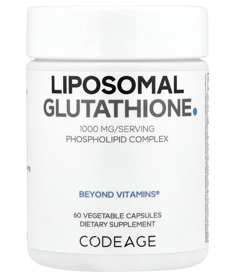 Codeage Liposomal Glutathione 60 Vegetable Capsules (500 mg per Capsule)