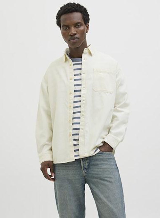 JACK & JONES Jorsantorini Denim Shirt Ls Sn - Image 1