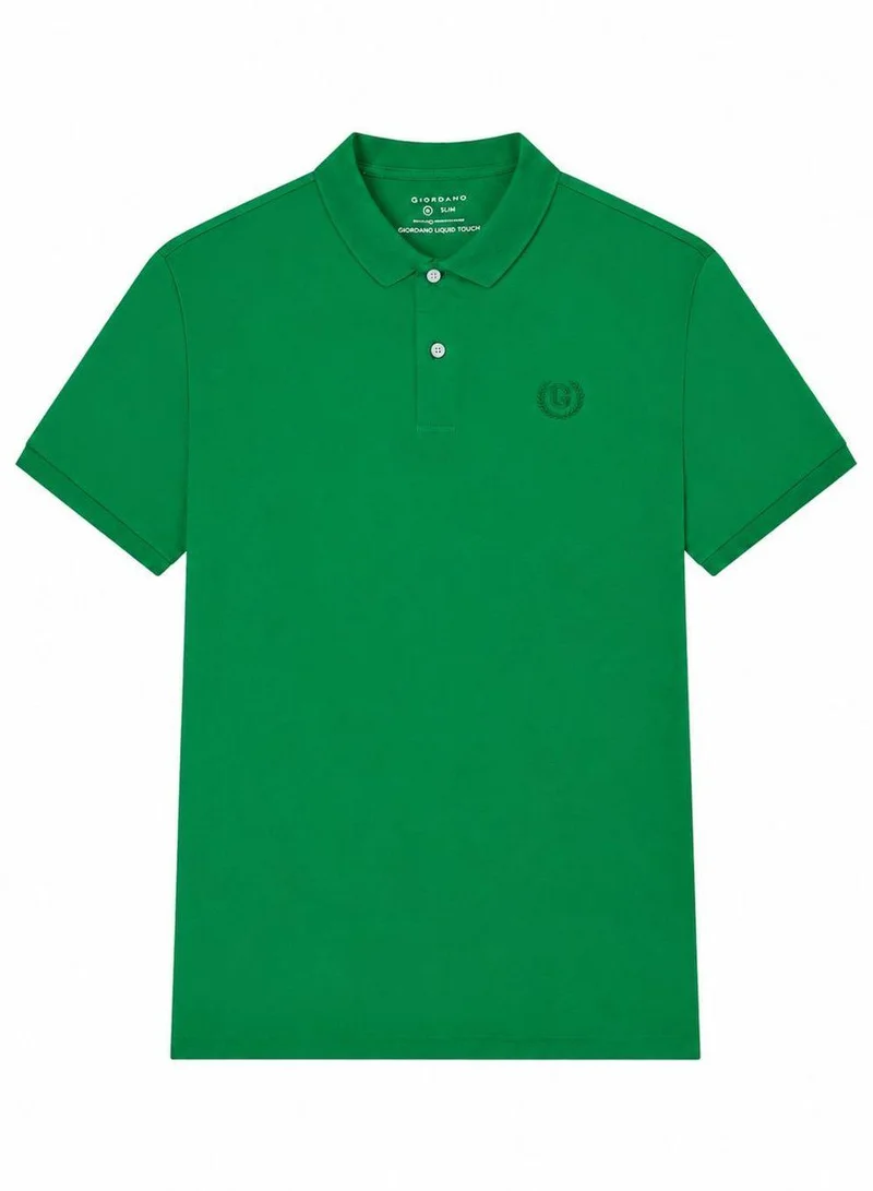 Men’s Slim Fit Liquid Touch Cotton Interlock Polo