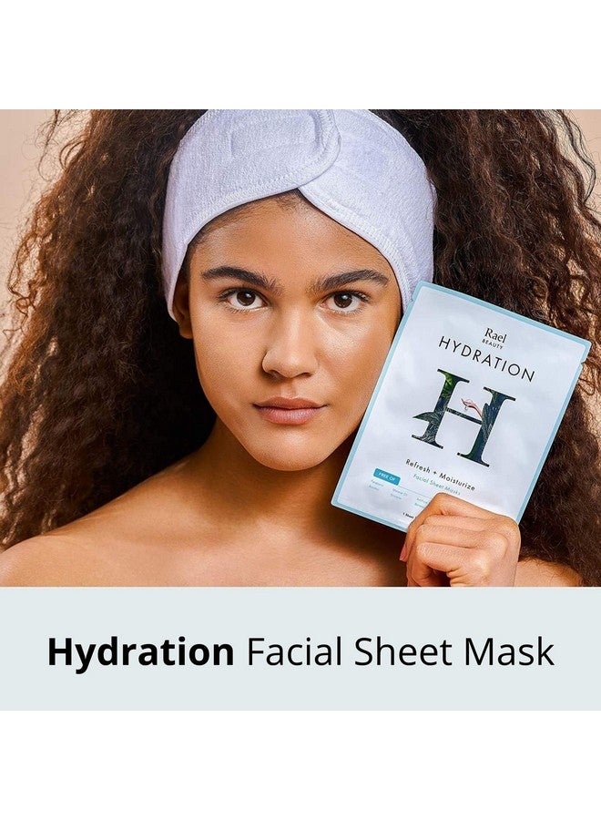 Rael Ael Face Mask Skin Care Hydrating Face Masks Bamboo Facial Sheet Mask Dewy Skin Care Hydrating And Moisturizing Made With Fruit Extracts All Skin Types (Hydration 5 Sheets)  - Image 5