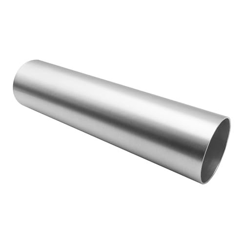 AC PERFORMANCE 3 76mm OD Straight Aluminum Intercooler Pipe Air Intake Tube Brushed Finish - Image 1