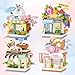 MEIEST 4 PCS Mini City Shop Street View Building Blocks SetSimulation Architecture Collection Particle Construction Building Bricks ToyHome Decor - Image 2