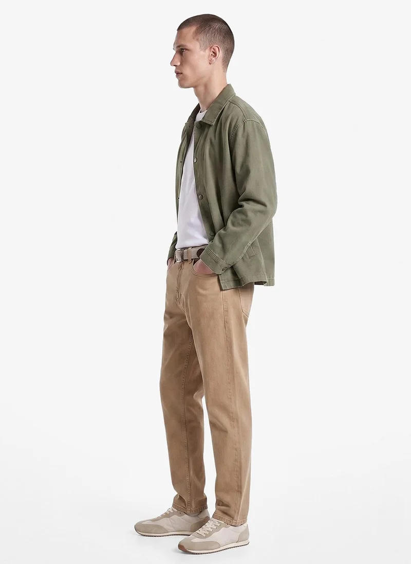 كوتون Vintage Straight Fit Jeans