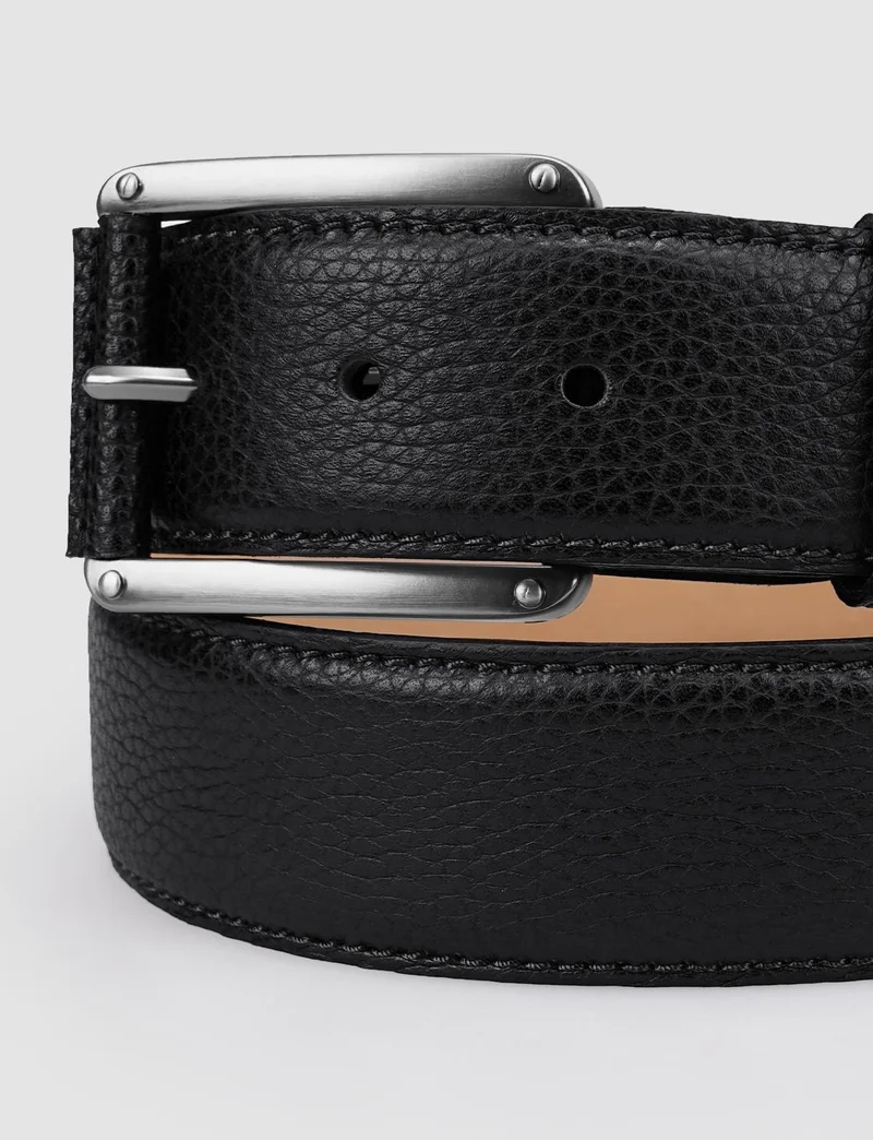 Cabani 100% Genuine Leather Black Men's Casual Belt