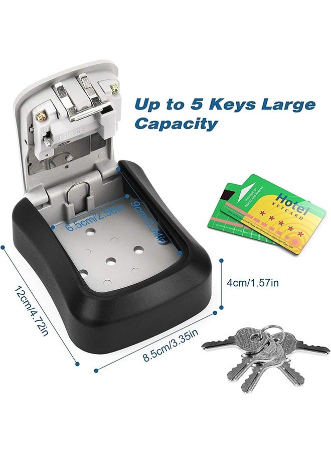صندوق قفل مفاتيح الأمان، صندوق مفاتيح معدني خارجي آمن مكون من 4 أرقام، صندوق قفل مقاوم للعوامل الجوية لمفتاح المنزل، صندوق تخزين مفاتيح حائط - pzsku/Z6A57F8A34E5814125C44Z/45/_/1718873681/cf838924-6a68-4fc4-99bd-2c14ccf67e4e