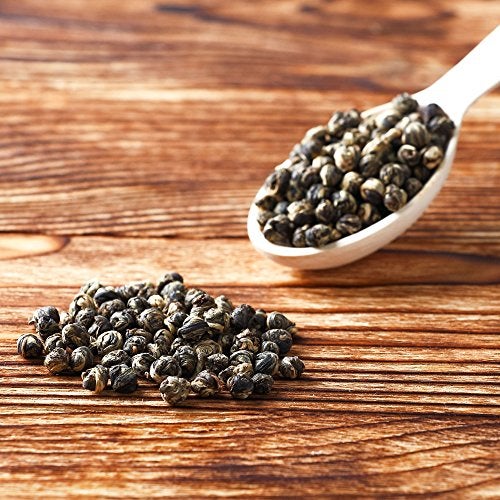 Tealyra  Imperial Jasmine Dragon Pearls  Loose Leaf Green Tea  Jasmine Green Tea with Pleasant Aroma and Tonic Effect  113g 4ounce - Image 4