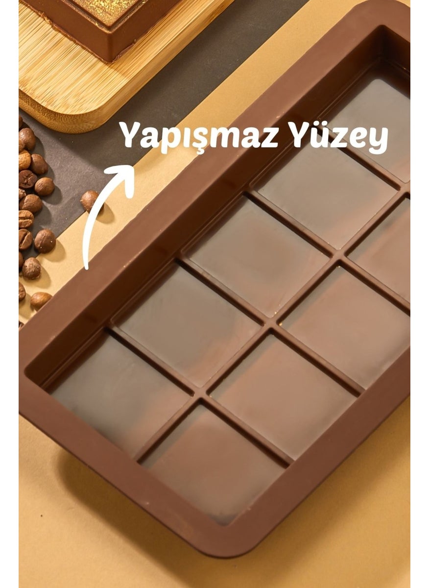 Nandy Home 2 Pieces Silicone Maxi Size Dubai Chocolate Mold - Silicone Mold  - Image 3