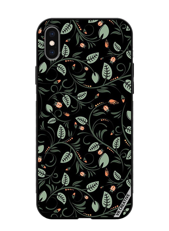 VR CREATIVE Protective Case Cover For Apple iPhone XS Max Flower Design Multicolour - Image 1