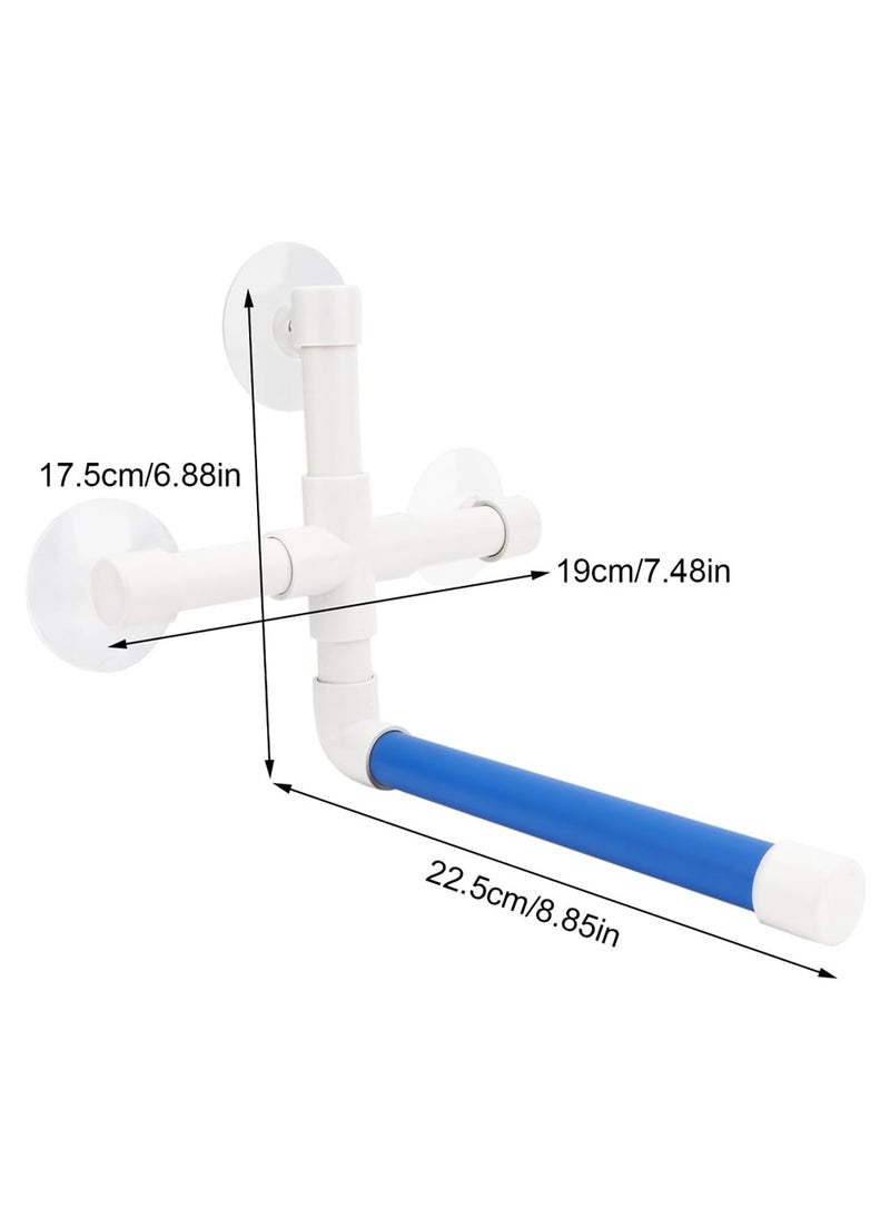 Dougez - Bird Shower Stand,Parrot Stand up Bracket Toys Bird Stand,Portable Suction Cup Parrot Bath Stand For All Bird Species Window Wall Mount,Bath Stands Suppllies Holder - Image 1