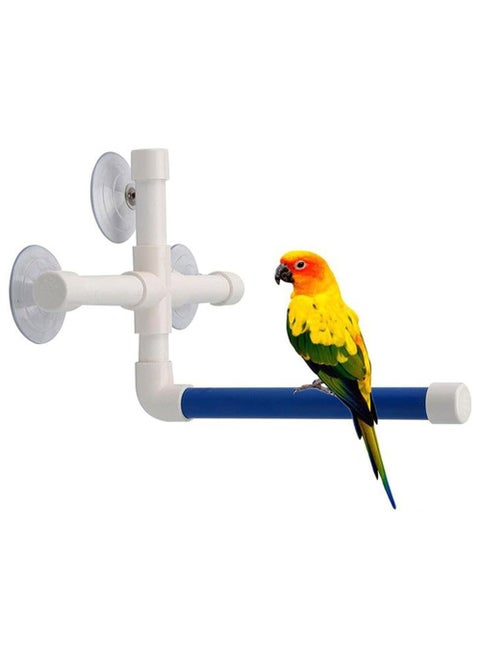 Bird Shower Stand,Parrot Stand up Bracket Toys Bird Stand,Portable Suction Cup Parrot Bath Stand For All Bird Species Window Wall Mount,Bath Stands Suppllies Holder
