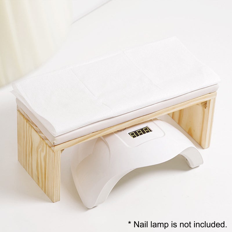 Hand Pillow Cushion for Nail Arm Rest Pillow Holder Wooden Stand Nail Salon Tool - Image 4