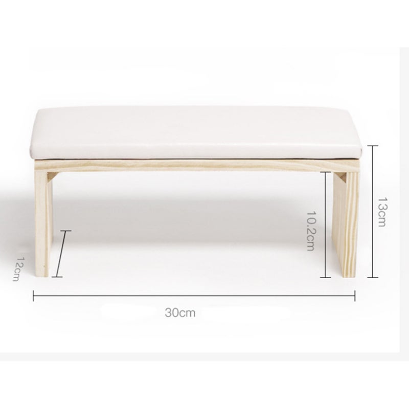 Hand Pillow Cushion for Nail Arm Rest Pillow Holder Wooden Stand Nail Salon Tool - Image 5
