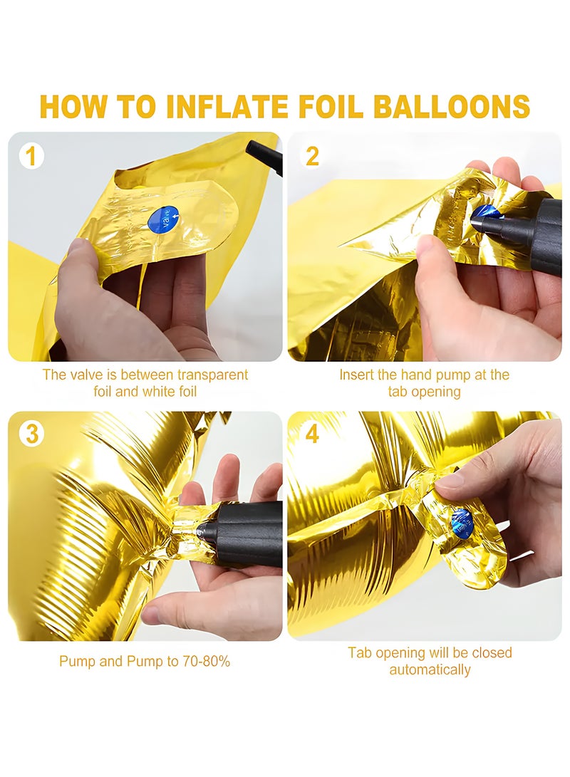 PARTY FUN 32 Inch Foil Letter Balloon  Letter I  Golden Colour  Perfect for Anniversaries, Weddings, and Birthdays  - Image 2
