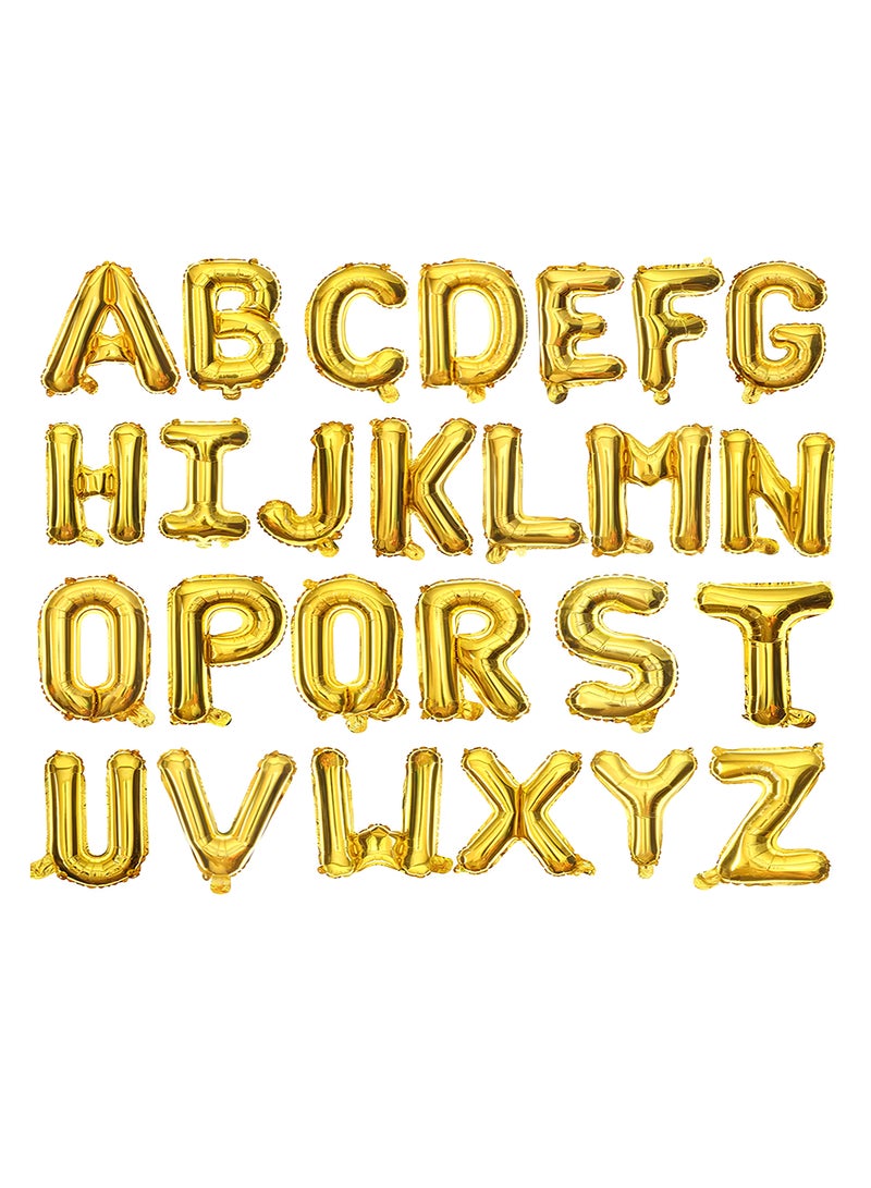 PARTY FUN 32 Inch Foil Letter Balloon  Letter I  Golden Colour  Perfect for Anniversaries, Weddings, and Birthdays  - Image 3