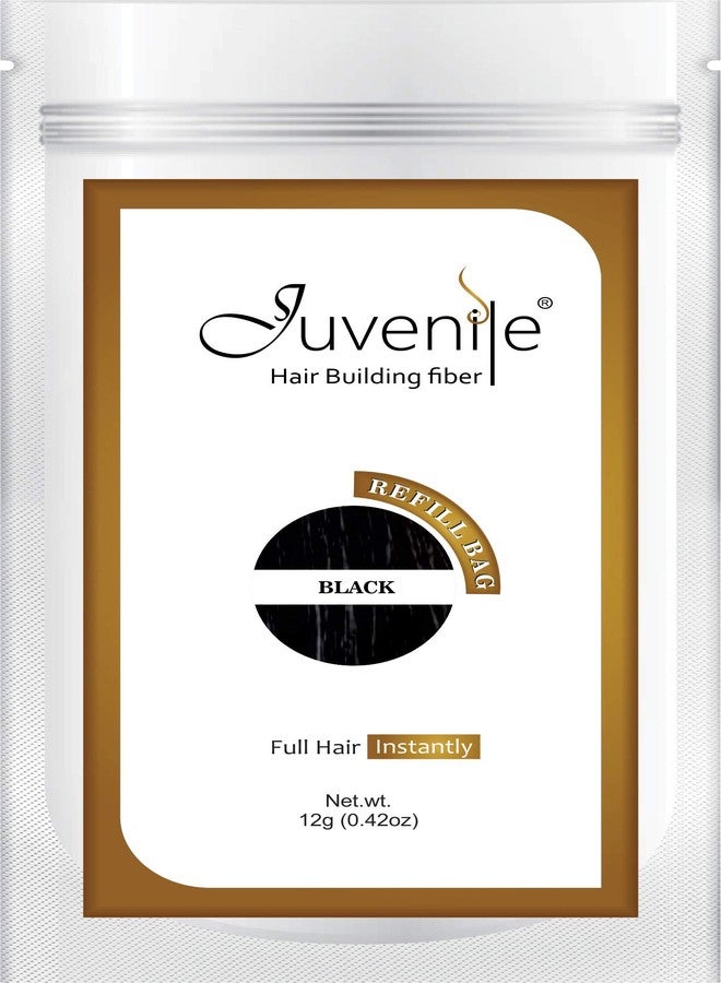 Juvenile Hair Fiber Black Refill Pack 24 gm - Image 2