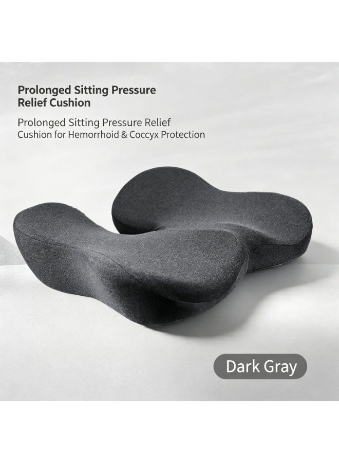 Memory Foam Coccyx Support Cushion For Lower Back Pain And Sciatica Relief – Suitable For Office Chairs, Car Seats, And Wheelchairs. - Image 1
