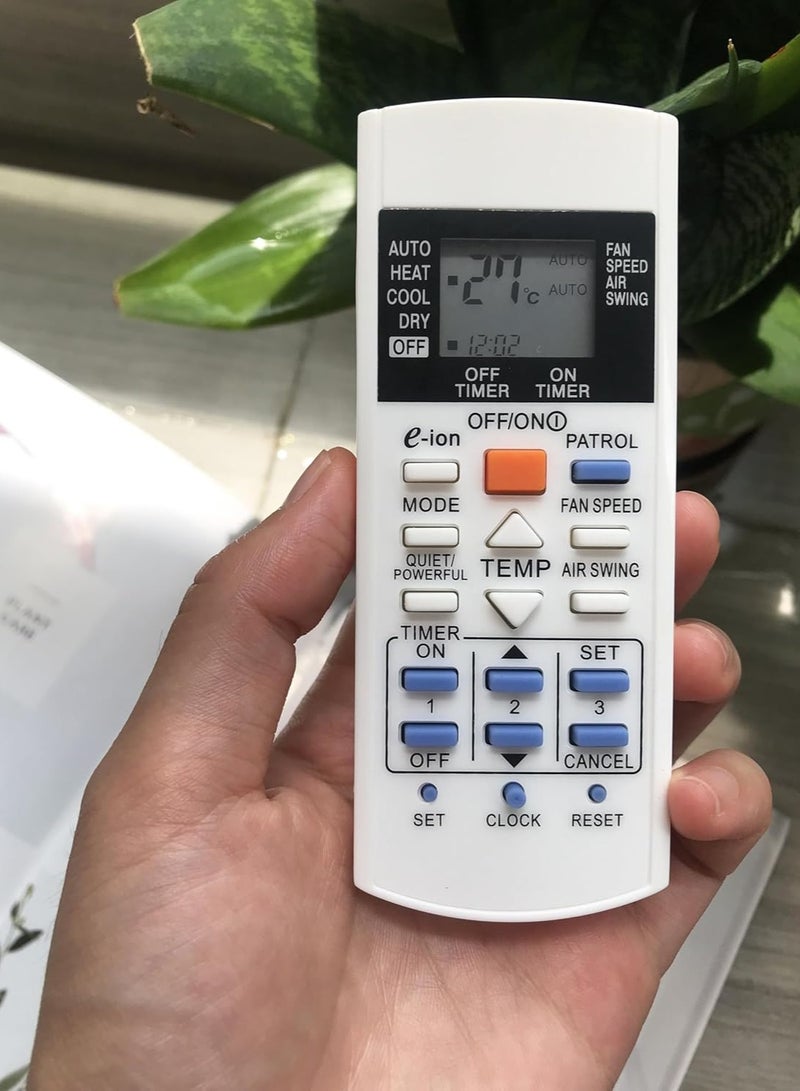 ELTRAZONE Universal Replacement Remote Control for Panasonic Air Conditioner A75c3058 A75c3068 A75c2988 A75c2604 A75c3169 A75c3173 A75c2989 A75c2582 with battery - Image 4