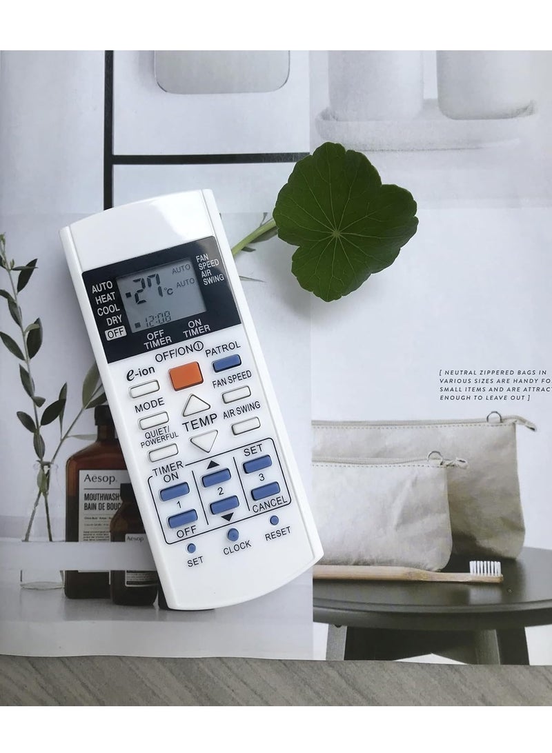 ELTRAZONE Universal Replacement Remote Control for Panasonic Air Conditioner A75c3058 A75c3068 A75c2988 A75c2604 A75c3169 A75c3173 A75c2989 A75c2582 with battery - Image 3