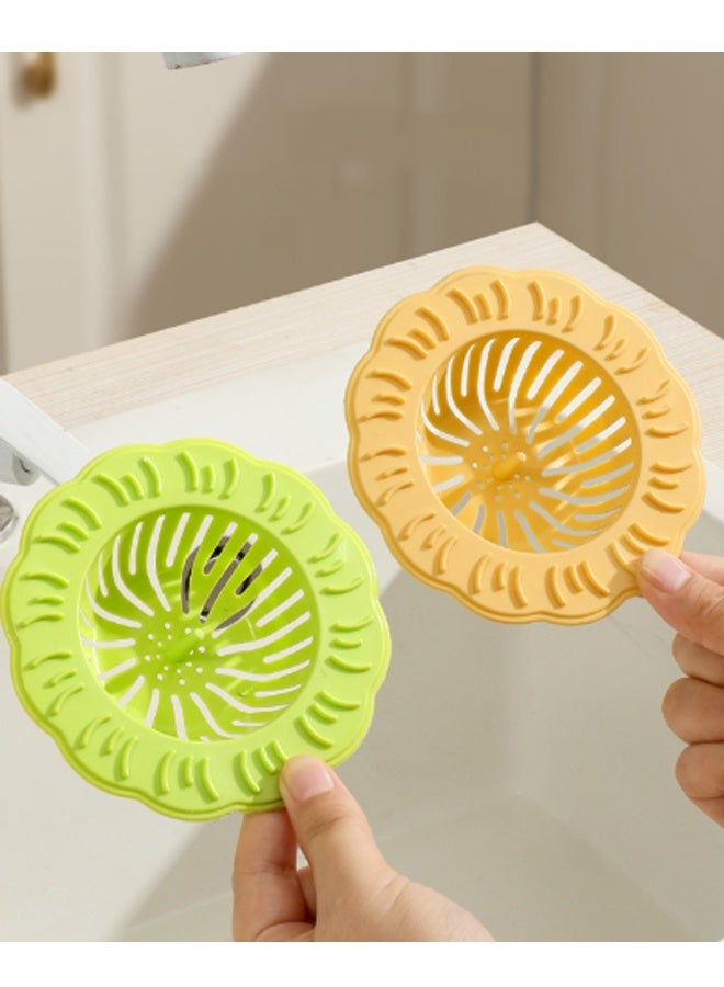 HOMESTAR 4 PCS Plastic Kitchen Sink Strainer,Large Wide Rim 4.5" Diameter Easy Clean Sink Drain Filter Basket, Kitchen Sink Basket Strainer, Traps Food Debris and Prevents Clogs - Image 3