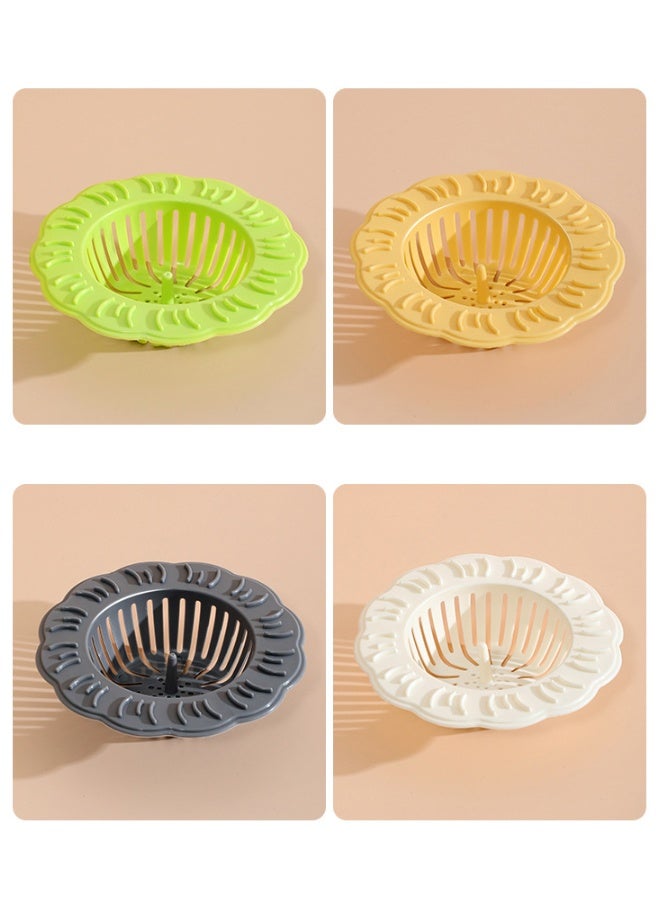 HOMESTAR 4 PCS Plastic Kitchen Sink Strainer,Large Wide Rim 4.5" Diameter Easy Clean Sink Drain Filter Basket, Kitchen Sink Basket Strainer, Traps Food Debris and Prevents Clogs - Image 5