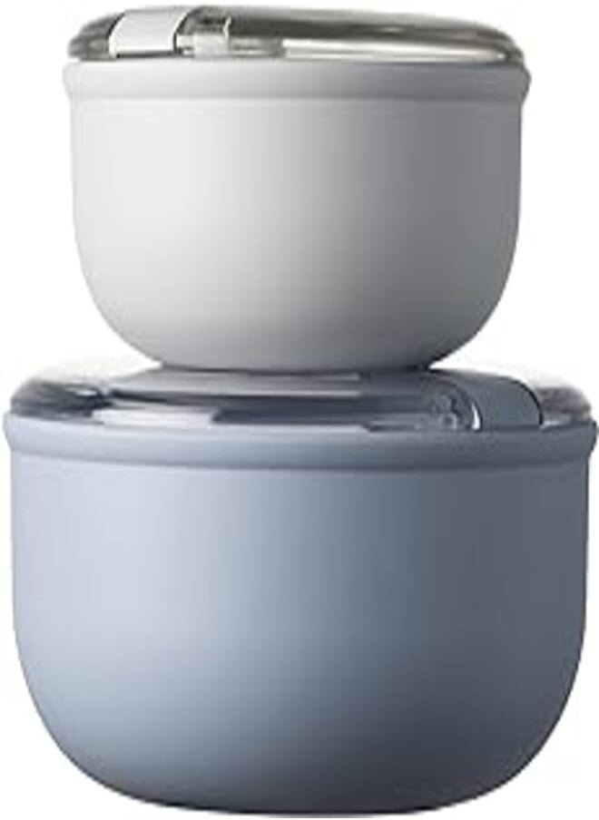 OMADA Omada Leak Proof PULL BOX Round 2 Pcs. Set - Sky 