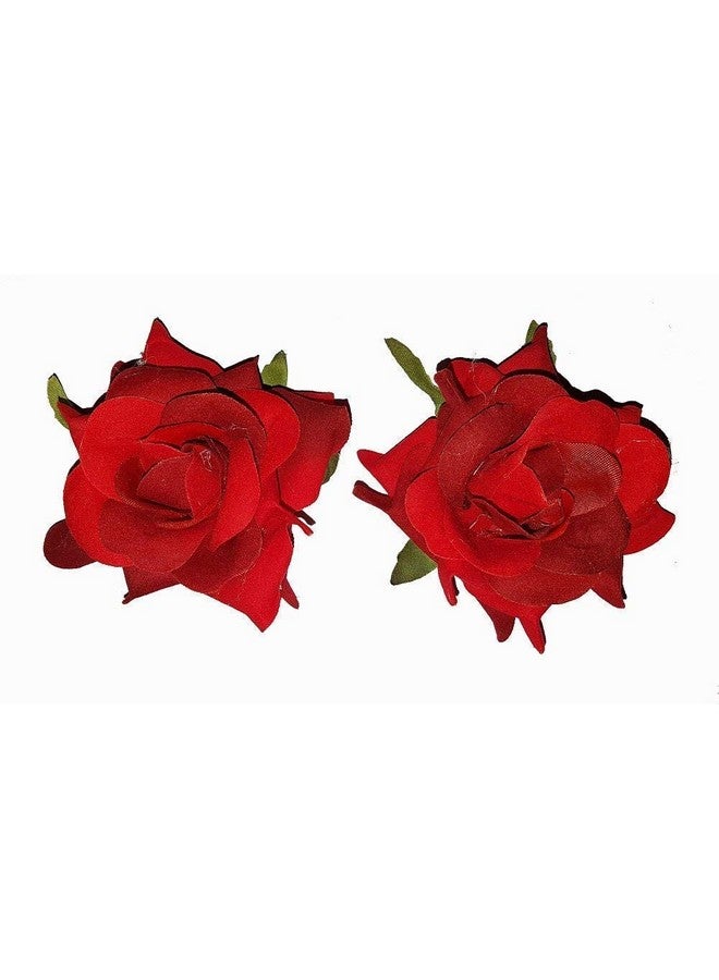 CHANDERKASH Pack of 5; Bun Maker Donut (3pcs) & Hair Clip Rose(2pcs) Bridal Combo|Puff Juda Bun Shaper |Messy Bun Scrunchie - Image 5