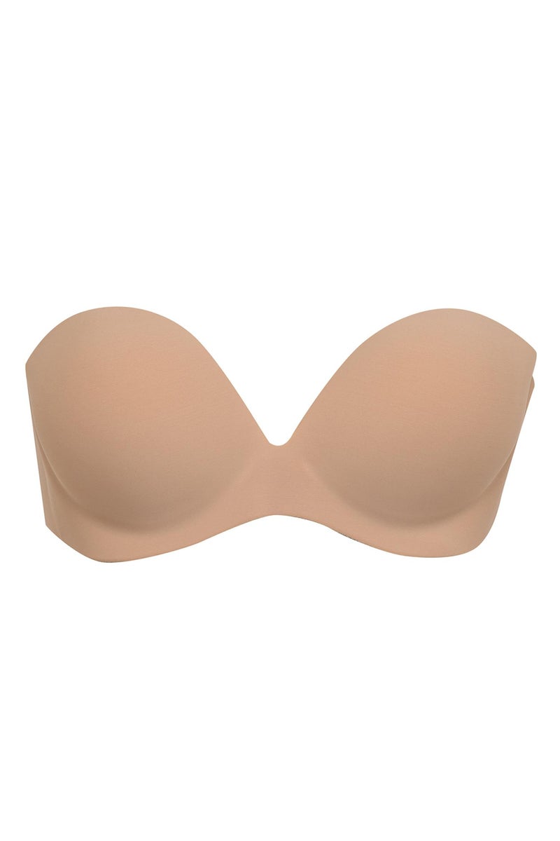 DeFacto Beige Woman Underwire Strapless Bra Casual - Image 1