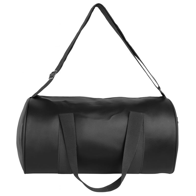 ACORMEK Gym Duffel Bag Unisex PU-Leather Shoulder & Cross-Body Gym Bag |Kit Bag|Sports Fitness Bag|Gym Bag with Adjustable Strap Leatherette for Sports and Travel Bag (Black) - Image 2