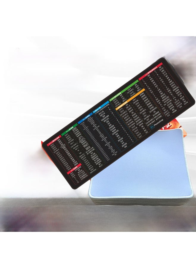 Generic - Thickened Large Colorful Cartoon Mouse Pad For Internet Cafes Gaming Advertising Keyboard Desk Mat Lock Edge Quick Key-Color:4MM Product Thickness-Pattern:800*300MM Rising Sun - Image 1