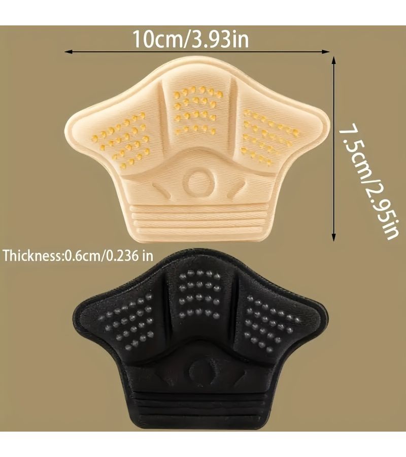 10pcs Black Heel Pads for Loose Shoes Unisex Non Slip Wear Resistant Foot Pads Comfort Fit Friction Reduction - Image 3