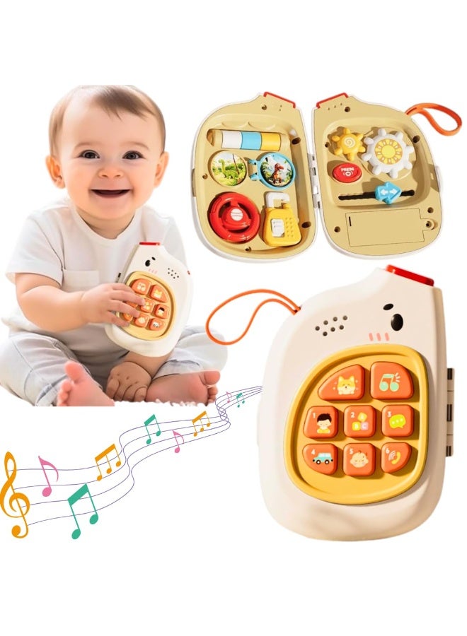 general 2-in-1 Musical Baby Phone & Sensory Busy Board for Toddlers Age 1-3 | Montessori Baby Travel Toy for Early Learning Educational Motor Skills & Auditory Development | Birthday Gift for Boys & Girls - Image 1