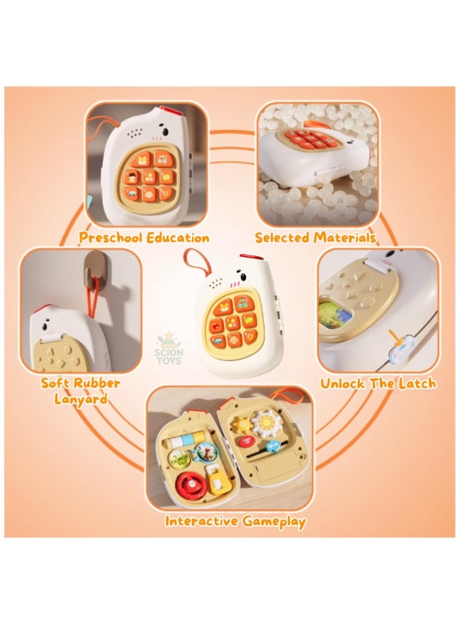 general 2-in-1 Musical Baby Phone & Sensory Busy Board for Toddlers Age 1-3 | Montessori Baby Travel Toy for Early Learning Educational Motor Skills & Auditory Development | Birthday Gift for Boys & Girls - Image 5