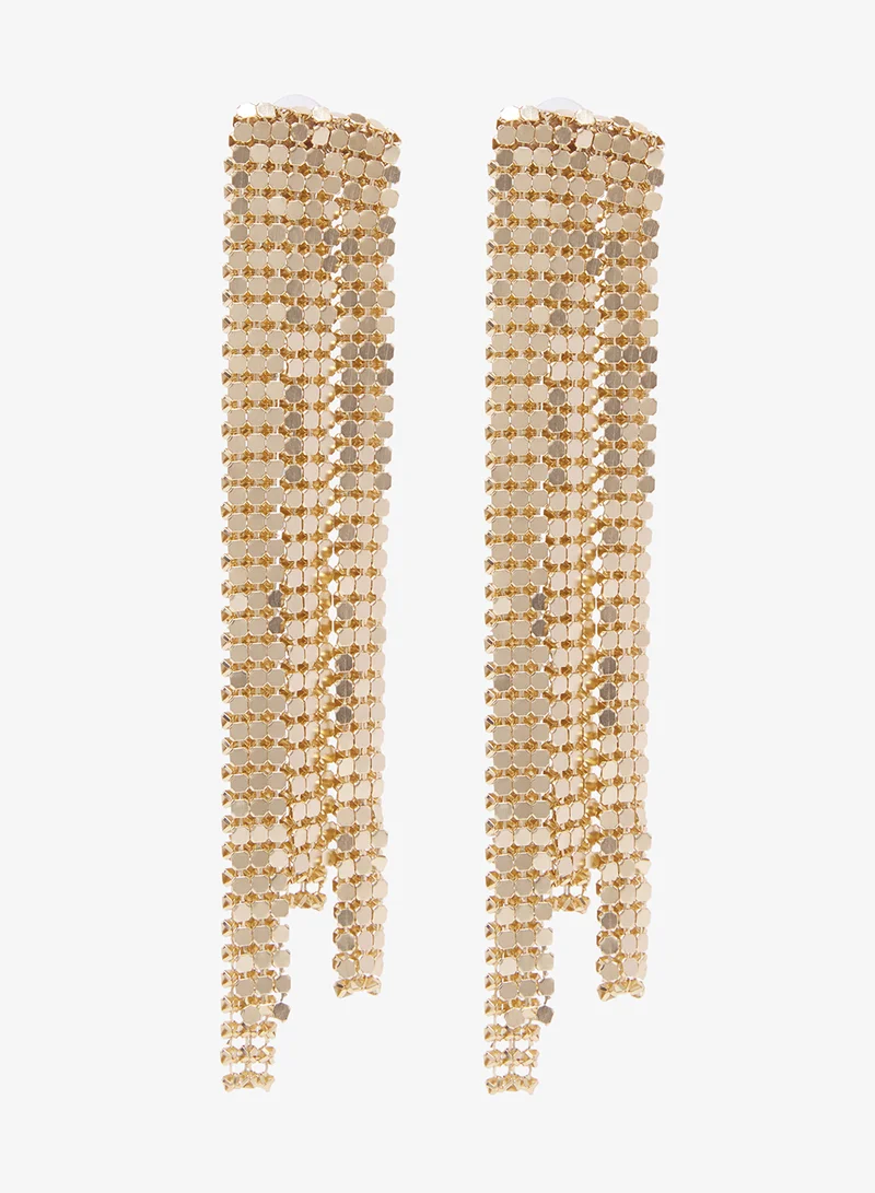 Ella Limited Edition Gold Statement Drop Down Earrings